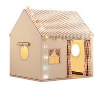 Indoor Kids Tent, Kids Room Game, Easy Assembly Lightweight Structure Safe Materials Foldable Frame Family Bonding Portable Design, Play Shelter for Boy, Girl 47.2×41.3×50.4in