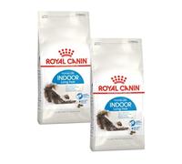 Indoor Long Hair | Pienso seco para Gatos Adultos | 2 x 400 g | Royal Canin | Alimento completo | Para apoyar el manejo del pelo en gatos de interior de pelo largo | Paquete doble