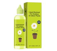 Indoor Plant Nutrients, All-Purpose Liquid Fertilizer, 100ml, Vegetative and Flowering Nutrition Supply for Indoor and Outdoor Plants, Fast-Acting Growth Booster, 1.54x5.31 Inches