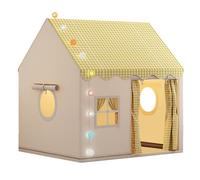 Indoor Playhouse Kids, Bed Game Secret Base, Large Space Tents, Polyester Fabric Metal Bracket Compact Lightweight Frame Spacious Interior Private Caste For Children, 120×105×128cm