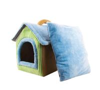 Indoor Secure Pet Cave: This indoor dog house is a secure sleeping den for
