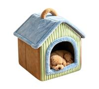 Indoor Secure Pet Cave: This indoor dog house is a secure sleeping den for
