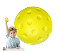 Indoor Training Pickleball Ball, Standard Sized Pickleball Training Silent Ball, Indoor Warm Up Solution for Beginners and Professionals, Use for Living Room, Backyard, Practice, Fitness, Recreación