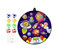Indoor Wall Basketball Hoop - 2-In-1 Folding Sticky Ball | Foldable Toy with Dart Board | For Kids Boys Girls Youth Teens Son Daughter Family Friends Door Offices Bedroom Classroom