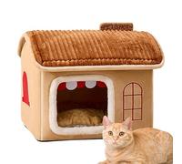 Indoor Winter Cat House | Cozy Washable Kitten Bed House | Multipurpose Reusable Sleeping Bed For Cats, Ideal For Home and Pet Shops To Keep Pets Warm and Comfy
