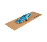 Indoorboard Wave Tabla de equilibro + Esterilla + Rodillo Madera/Corcho
