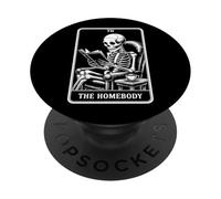 Indoorsy The Homebody Tarot Card Reading Introvertido PopSockets PopGrip Adhesivo