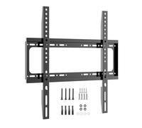 IndoTeam Soporte de pared para TV de 26 a 63 pulgadas, soporte de pared fijo para televisores de pantalla plana, soportes universales ultrafinos de perfil bajo VESA de 200 x 200 mm a 400 x 400 mm