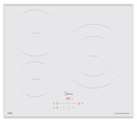 Induccion midea mih740t278w1 60cm 3 zonas blanco