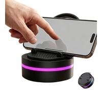 Induction Audio Stand - RGB Light Sound Player Phone Holder, Portable Speaker Dock, Bedroom Kitchen Bathroom Shower Decor, Wireless Music Display | Travel Office Gift, For Home Desk Daily Use
