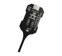 Induction Coil Tester - 7.7x3cm Type C High Sensitivity Electromagnetic Detector For Circuit Board Diagnostics | Portable Electronic Inductor Checker Motherboard Repair Tool | Fast Fault Detection