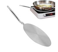 Induction Converter Plate, Heat Diffuser Induction Cooktop Adapter | Stainless Steel Simmer Disk For Apartment Home Dorm Small Space Beginners Professionals Women