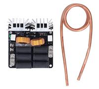 Induction Heating Module 1000W | ZVS Heater Board with Coil for DIY Metalworking | 12V - 48V Low Voltage High Frequency Heating for Iron/Steel/Ti - Based Alloy