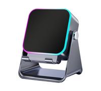 Induction Speaker - Audio Bracket Station with Light, Foldable Bracket with Light |10w Phone Holder Induction Brackets Speaker for Home Office Travel Christmas Birthday Men Women Boyfriend Girl