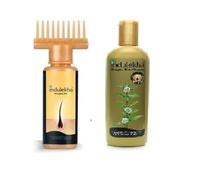 INDULEKHA Bringha Aceite para el cabello 100 ml y limpiador para el cabello 200 ml