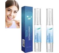 IndulgenceCorner Teeth Whitening Pen, Teeth Whitening Essence Pen - Teeth Whitening Essence - Removes Years of Stains,Intensive Stain Removal Teeth Reduce Yellowing, Travel-Friendly (2pcs)
