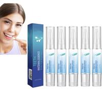IndulgenceCorner Teeth Whitening Pen, Teeth Whitening Essence Pen - Teeth Whitening Essence - Removes Years of Stains,Intensive Stain Removal Teeth Reduce Yellowing, Travel-Friendly (5pcs)