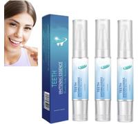 IndulgenceCorner Teeth Whitening Pen, Teeth Whitening Essence Pen - Teeth Whitening Essence - Removes Years of Stains,Intensive Stain Removal Teeth Reduce Yellowing, Travel-Friendly (3pcs)