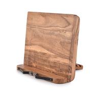 Indus Lifespace Acacia Wood Book Stand Adjustable Angle Reading Book Holder for Textbook, Receipe, Music Books, Tablet for Home Office Kitchen Lightweight Bookstand (7,94 cm x 22,86 cm x 3,81 cm)
