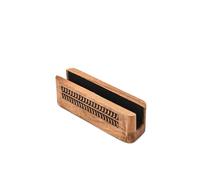 Indus Lifespace Soporte vertical para laptop de madera de acacia para escritorio, soporte universal para todos los portátiles y portátiles (8 x 2.3 x 2.5 pulgadas)