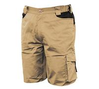 Indust.starter stretch - Pantalon corta/o talla xl beige/negro