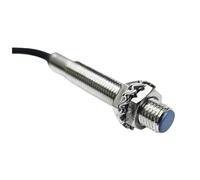 IndusTradCorp Interruptor de Sensor de proximidad LJ8A3 M8, Enfoque inductivo DC 6V-36V, LM83002 PNP NPN Cierre Abierto Normal, PLC de automatización(Shielded with Wire,NPN NO)