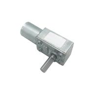 IndusTradCorp Motorreductor de Engranaje helicoidal JGY370 de 6 V/12 V/24 V CC, Eje D7 de 8 mm, Longitud de 25 mm, Motor de autobloqueo con reducción de par Alto invertido(10rpm,24V)