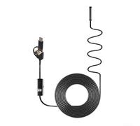Industrial, 480P 3in1 Boroscopio 5.5mm Smartphone Cámara para MINI USB 10M Cable para Tubo Drenaje Motor Cámara de Inspección