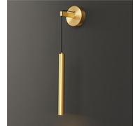 Industrial Brass Bedroom Wall Lamps Creative 2-Light Bathroom Mounted Lights Warm Light Indoor Sconces for Study Stair Entryway