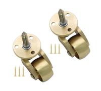 Industrial Brass Casters Noise-Free 360 Design Heavy-Duty Floor Rollers for Home Stability Floor Defense Casters