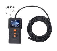 Industrial Endoscope Inspection Camera with Light 2in HD Screen Borescope Sewer Camera P230 with 5m Cable 8mm Lens HD Rotatable 360° for Car Maintenance Wall Inspection ABS Materia