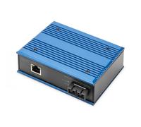 Industrial Gigabit Ethernet Media Converter, MM SC connector, 850nm, up to 0.5km