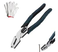 Industrial-Grade Multi-function Cutting Pliers, Heavy-Duty 9-in-1 Multi-functional Pliers Nail Puller - Compound Action Leverage Design for Home Repair (1PC)