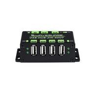 Industrial Grade USB HUB, 4X Extended USB2.0 Ports, Switchable Two Inputs, Sharing Two Hosts