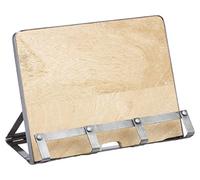 Industrial Kitchen Atril para Libros y Tablets, Metal / Madera, 26 x 21 cm