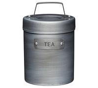 Industrial Kitchen, Lata para Té, Recipiente Estilo Vintage, 1 L, Gris
