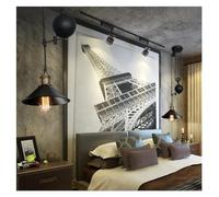 Industrial Loft - Retro Lifter Pulley Lamp Bar Restaurant Retractable Iron Lifting Pendant Light AC 230V, Chandeliers