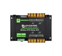 Industrial Modbus RTU 4-ch Relay Module with RS485 Interface, 30A High Current, Onboard LED Indicators, Multi Isolation Protection Circuits, Industrial Grade Rail-Mount Case (Modbus RTU Relay 4CH)