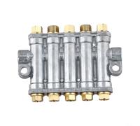 Industrial Para lubricación válvula distribuidora de aceite de grasa volumétrica para una entrega uniforme de lubricante y una vida útil prolongada del equipo en maquinaria (5 posiciones)