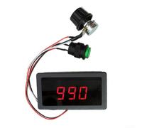 Industrial Para Pwm DC Motor Controlador 6v-30v Con Digital Led Display Para Motores Cepillados Interruptor De Ajuste Continuo Ccm5d Negro