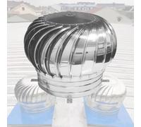 Industrial Rotating Roofing Wind Turbine/Energy Saving Dryer Exhaust Hood | For Houses Factory,15.7in Attic Turbine Ventilator(450MM/17.7IN)