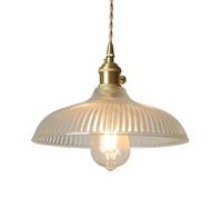 Industrial Style Pendant Creative Hat-Shaped Glass Chandelier, Screw Single-Head Hanging Lamp, Living Room Bedroom Bar Decoration Light Fixtures