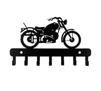 Industrial Styles - Soporte de pared de metal para coche, con llavero multifuncional y estético moderno para decoración del hogar, gancho de metal