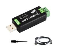 Industrial USB to RS485 (C) Converter Isolated Bidirectional Converter with FT232RNL Chip,300-512000bps Baud Rate Built-in Protection Circuits, Resettable Fuse, ESD and TVS protection Circuits