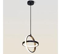 Industrial Vintage Black LED Chandelier Lighting - Adjustable Pendant Light Fixtures for Kitchen Island & Dining Room, Hanging Height Customize