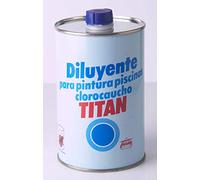 Industrias Titan. S.L 83000101 - Diluyente pint piscina al disolvente titan 1 lt