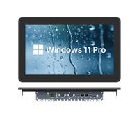 Industrie Panel PC Industrial Touchscreen Panel PC 13.3", Fanless Embedded IP65 Pantalla Capacitiva Monitor,Windows OS,4xUSB3.0,2xUSB2.0,HDMI,4xRS232+2×RS485 COM,2xLAN(J6412,16G RAM 256GB SSD)