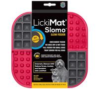 Comedero LickiMat Slomo Rojo para perro
