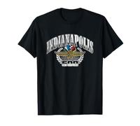 Indy 500 Indianapolis Motor Speedway Vintage Distressed Logo Camiseta