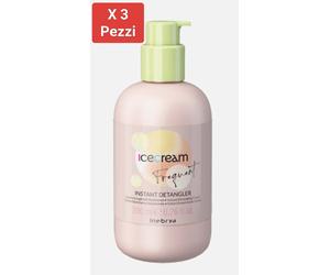 INEBRYA Frecuentes Instant Detangler 200ML Crema Desenreda Nudos - 3 Piezas